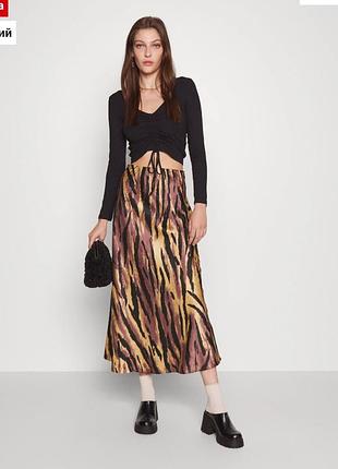 Сатинова атласна спідниця pieces, розмір s