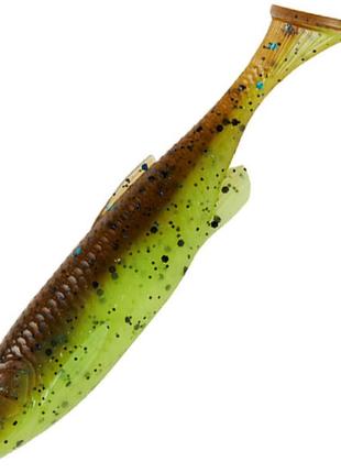 Силікон savage gear fat minnow t-tail 130mm 20.0g chartreuse pumpkin (поштучно)