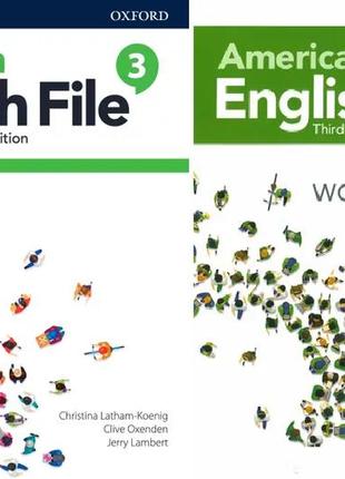 American english file (3rd edition) 3 student`s book + workbook