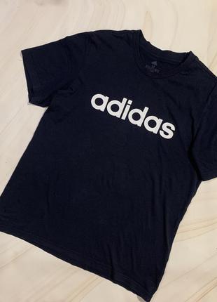 Футболка синя adidas original