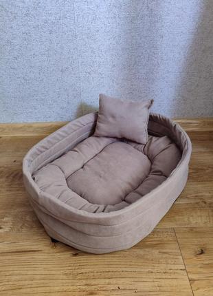Лежак 50×40 см лежак лежанка лежачок для собак котів ручна робота3 фото