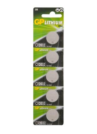 Батарейка gp lithium cr2032 gp c5 3.0v (cr-2032) (cr2032-7c5)