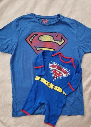 Фемілі лук футболка та чоловічок superman