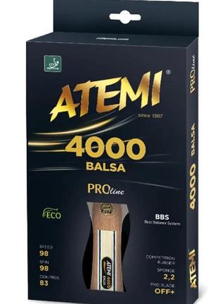 Ракетка для настільного тенісу atemi pro 4000