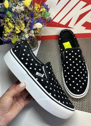 Оригинальные высокие кеды мокасины vans