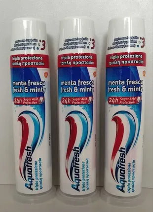 Зубная паста aquafresh fresh & minty 100 мл