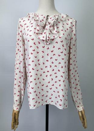 Шелковая блуза jaeger