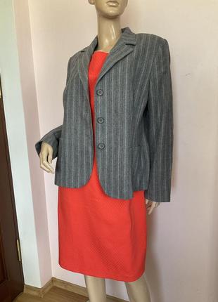 Вовняний фірмовий стильний жакет/xl/ brend windsor4 фото
