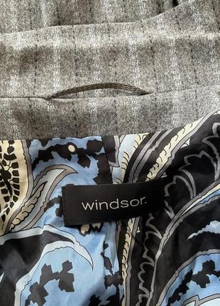 Вовняний фірмовий стильний жакет/xl/ brend windsor6 фото