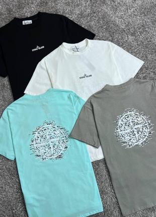 Stone island archivio center logo t-shirt