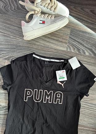 Футболка черная женская пума puma с биркой