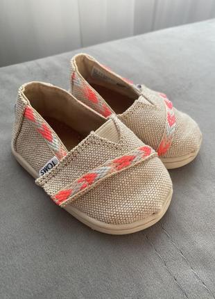 Мокасины детские Toms