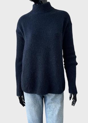 Вовняний светр hugo boss італія з високим коміром вільного крою альпака вовна5 фото