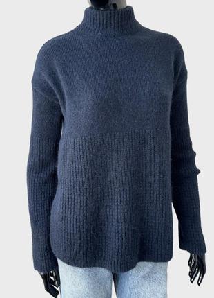 Вовняний светр hugo boss італія з високим коміром вільного крою альпака вовна6 фото