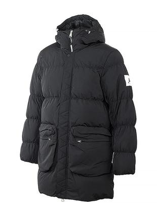 Мужская куртка jordan m j ess stmt parka черный l (dq7346-010 l)