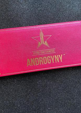 Большая палетка теней/для лица jeffree star cosmetics- androgyny андрогины 💖оригинал! сша 🇺🇸