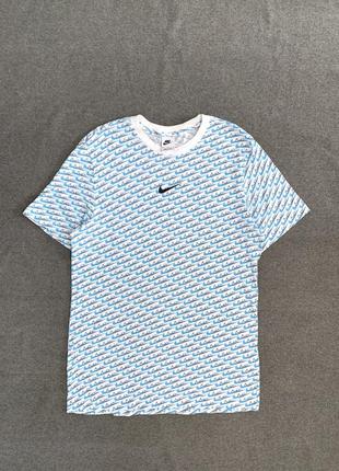 Nike t-shirt sportswear light монограммная мужская футболка1 фото