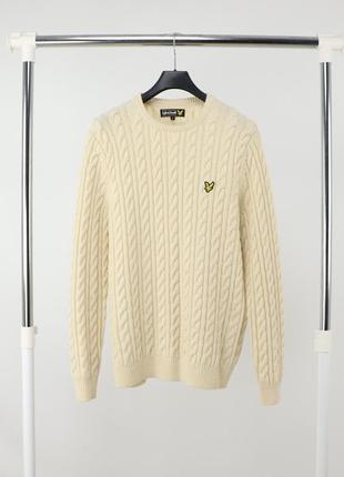 Чоловічий в’язаний светр lyle scott / оригінал | m |