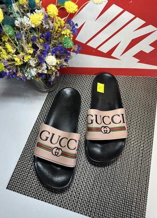 Шльопанці гуччі gucci