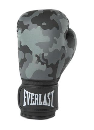 Боксерські рукавиці everlast spark boxing gloves сірий уні 14  унцій