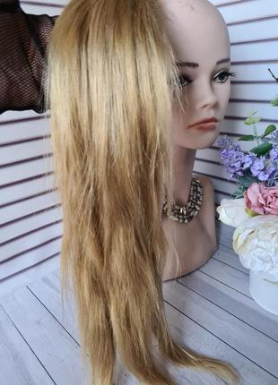 Вінтажна коса хвіст припле шиньйон 100% натурального волосся6 фото