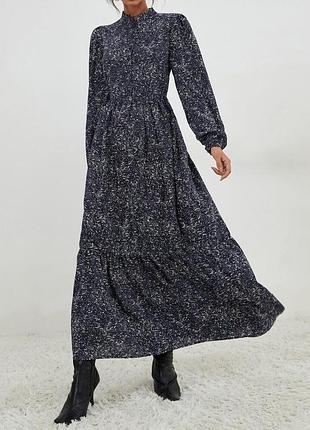 Макси платье рубашка shein