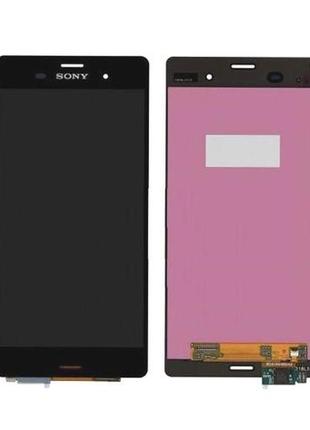 Дисплей для sony d6603 xperia z3, d6633, d6643, d6653 с сенсором черный