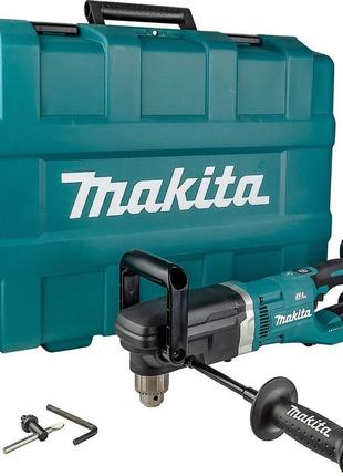 Дриль кутовий акумуляторний makita dda460zk (1.5-13 мм, 0-350/1400 об/хв, 136 нм, bl, lxt, без аккумуляторов и