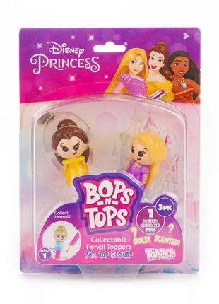 Набір колекційних фігурок-топерів принцеси дісней sambro dsp20-3980-kv-fo серії "bop n tops"