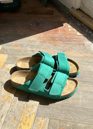 Birkenstock uji в кольорі digital green