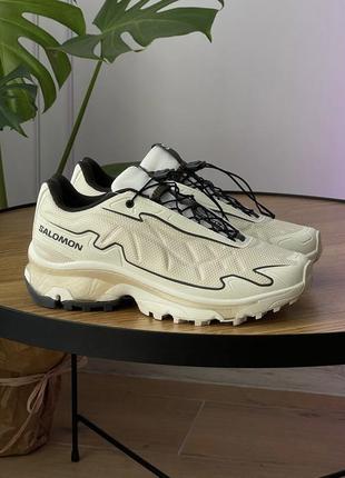 Саломон кроссовки бежевые Ténis salomon high Sense Feel branco mulher