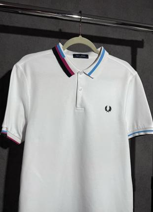 Чоловіче біле поло fred perry оригінал