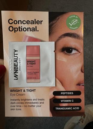 Пробник крема під очі inbeauty project bright&tight eye cream 0.5г