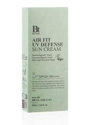 Benton air fit uv defense sun cream spf50 солнцезащитный крем