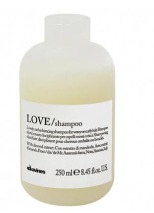 Davines шампунь для посилення завитка love curl shampoo