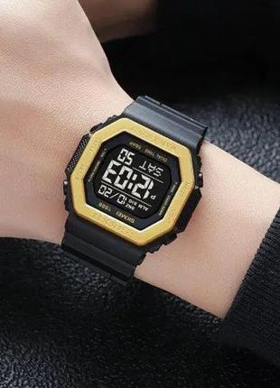 Годинник наручний чоловічий skmei 1988gd, армійський годинник протиударний, водостійкий тактичний годинник3 фото