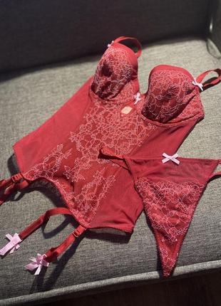 Спокусливий комплект корсет і стрінги 🎀