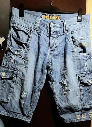 Крутые шикардосные джинсовые бриджи карго
