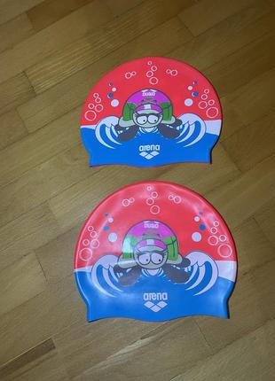 Шапочка для бассейну, для плавання,силиконовая шапочка для плавания,детская шапочка для бассейна arena,speedo,tyr