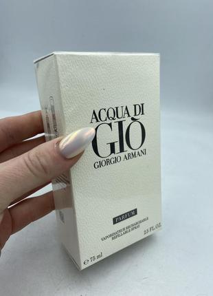 Armani acqua di gio men parfum 75мл1 фото