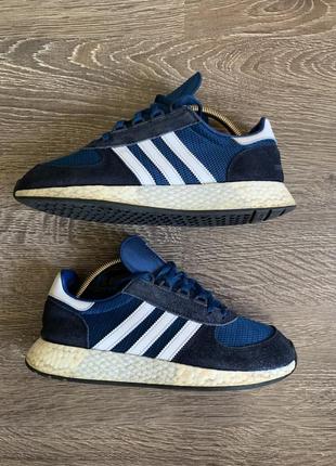 Adidas marathon tech navy white ® размер: 42 - 42,5 26,5-27 см. стелька оригинал кроссовка