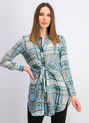 Sale 🌹🌹🌹удлиненная рубашка в клетку mango m-l
