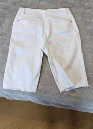 Білі джинсові шорти2 фото