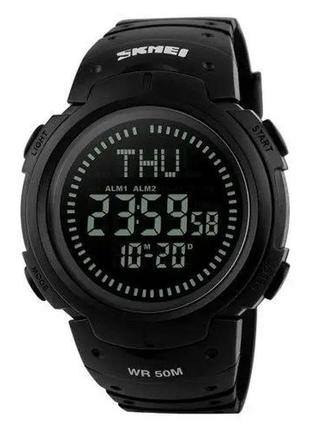 Часы наручные мужские skmei 1231bk, брендовые мужские часы, модные мужские часы. цвет: черный