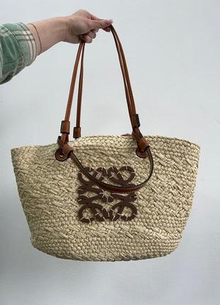 99404 плетена сумка в стилі loewe paula's ibiza