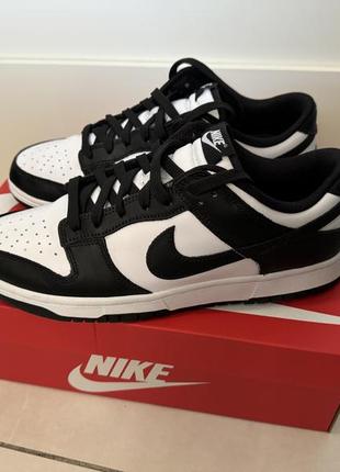 Nike dunk low retro panda (black/white) dd1391-100