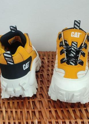 Шкіряні кросівки caterpillar intruder cat  кроссовки кожаные4 фото