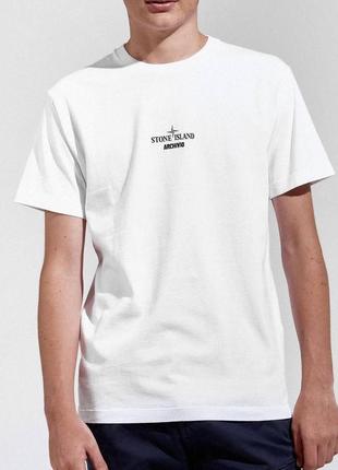 Stone island white t-shirt