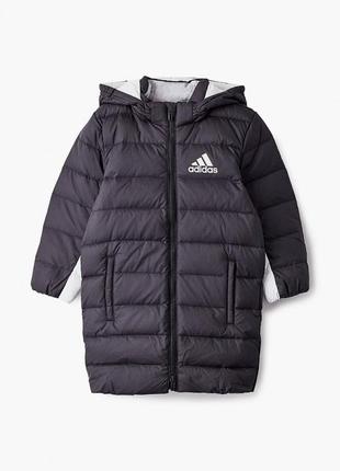 Adidas essentials пухова куртка/парка для хлопчика зима-осінь