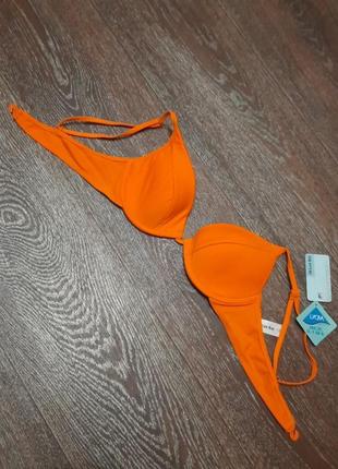 Новый яркий верх купальника р.12 от ocean bay, косточки, поролон